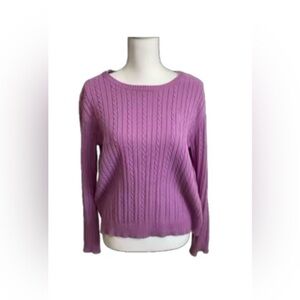 Izod cable knit sweater